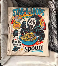 Load image into Gallery viewer, "A Killer in Every Bite!" - Slasher Loops Shirt – Custom Gift for Horror Fans Shirts PopCulturePrints