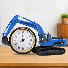 Load image into Gallery viewer, Best Operator Ever Desk Clock - Personalized Gifts for Excavator Enthusiasts Clock Plaques PopCulturePrints