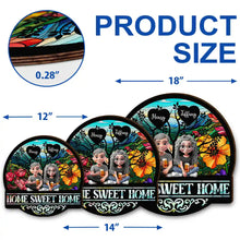 Load image into Gallery viewer, Home Sweet Home Family - Personalized Custom Shaped Wood Sign for Every Family Member Wood Shaped Sign PopCulturePrints