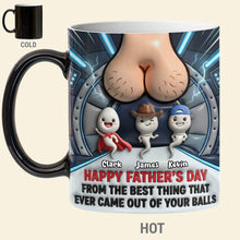 Load image into Gallery viewer, "Happy Father's Day! Celebrate with Humor - Funny Sperm Magic Coffee Mug - Personalized Gift for Dad, Grandpa & More" Coffee Mug PopCulturePrints