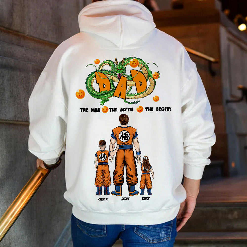 The Man, The Myth, The Legend - Personalized Dad Shirt - Unique Gift for Dads, Grandpas, and More! Shirts PopCulturePrints