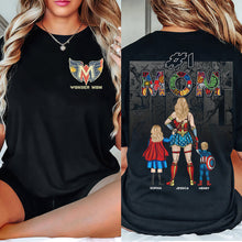Load image into Gallery viewer, "Every Day is Mother's Day!" - Personalized Wonder Mom Shirt - Custom Gift for Mom, Grandma, and Best Moms Shirts PopCulturePrints