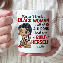 Load image into Gallery viewer, Empowered Black Woman Personalized Coffee Mug Coffee Mug PopCulturePrints