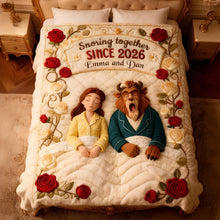 Load image into Gallery viewer, You're My Upside Down - Horror World Couple Acrylic Key Hanger | Customized Gift for Couples Blanket PopCulturePrints