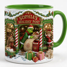 Load image into Gallery viewer, "Spread Holiday Cheer!" - Personalized Holiday Post Coffee Mug - Custom Gift for Friends, Family & Loved Ones