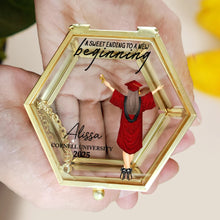 Load image into Gallery viewer, A Sweet Ending To A New Beginning - Personalized Glass Jewelry Box for Graduates Jewelry Box PopCulturePrints