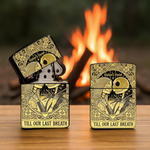 Load image into Gallery viewer, Till Our Last Breath - Personalized Skeleton Couple Lighter Lighter PopCulturePrints