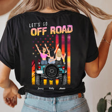 Load image into Gallery viewer, Personalized 'Let's Go Off-Road' Adventure T-Shirt Shirts PopCulturePrints