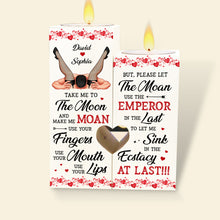 Load image into Gallery viewer, Custom Couple Candle Holder - Romantic Personalized Gift Candle Holder PopCulturePrints