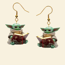 Load image into Gallery viewer, "Celebrate Faith with Style" - Baby Alien Acrylic Earrings, Personalized Gift for Christians Earrings PopCulturePrints