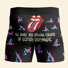 Load image into Gallery viewer, Ecstatic Colors Couple's Boxers - Personalize Your Fun Boxer Briefs PopCulturePrints