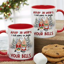 Load image into Gallery viewer, Personalized Accent Mug - Jingle Your Bells Gift for Couples | Valentine's Day Gifts Coffee Mug PopCulturePrints