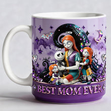 Load image into Gallery viewer, "Best Mom Ever" - Spooky Queen Family Coffee Mug - Personalized Gift for Moms, Grandmas and More Coffee Mug PopCulturePrints