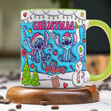 Load image into Gallery viewer, Personalized Cartoon Couple Christmas Mug | Custom Holiday Gift | Valentine's Day Gifts Coffee Mug PopCulturePrints