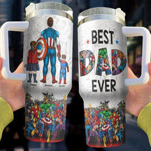 Load image into Gallery viewer, Personalized Superhero-Themed Tumbler For Mom Tumbler Cup PopCulturePrints