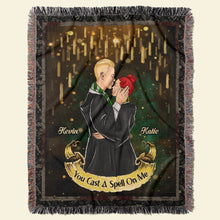 Load image into Gallery viewer, Magical Love Personalized Woven Blanket Blanket PopCulturePrints