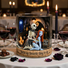 Load image into Gallery viewer, You're My Favourite Thing to Do - Funny Couple Round Glass - Personalized Gifts for Couples