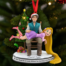 Load image into Gallery viewer, Touch of Love Christmas Ornament - Personalized Gift for Couples Ornament PopCulturePrints