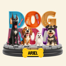 Load image into Gallery viewer, “Celebrate Your Furry Friend!” - Adorable Dog Acrylic Plaque - Personalized Gift for Dog Lovers Shaped Plaques PopCulturePrints