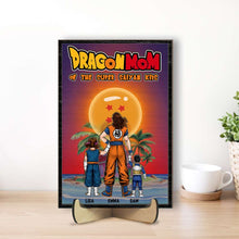 Load image into Gallery viewer, Personalized Dragon Mom Wood Sign - Custom Gift for Mother's Day Wood Sign PopCulturePrints