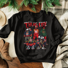Load image into Gallery viewer, Santa's Thug Life Movie Lovers Christmas Sweatshirt Shirts PopCulturePrints