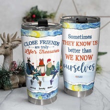 Load image into Gallery viewer, Best Friends Personalized Tumbler - A True Treasure Tumbler Cup PopCulturePrints