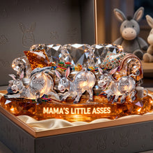 Load image into Gallery viewer, Mama's Little Asses - A Heartwarming Light Box Personalized Gift for Mom and Grandma Light Box PopCulturePrints