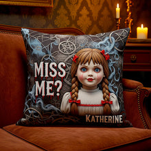 Load image into Gallery viewer, Never Sleep Again - Personalized Halloween Villain Square Pillow for Fans Pillow PopCulturePrints