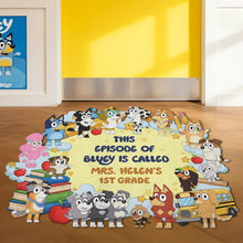 Load image into Gallery viewer, Cute Teacher Doormat - Personalized Gift for Teachers and Educators Doormat PopCulturePrints