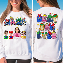 Load image into Gallery viewer, Mama, Best Day Ever - Personalized Gift Shirt for Mom, Grandma, and Loved Ones Shirts PopCulturePrints