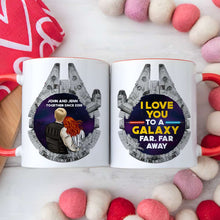 Load image into Gallery viewer, Galaxy Love Personalized Couple Mug Set - Perfect Valentine's Day Gifts and Anniversary Gift Coffee Mug PopCulturePrints