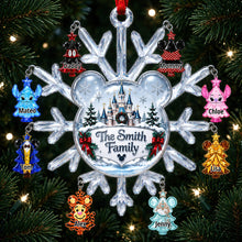 Load image into Gallery viewer, “A Memory to Cherish” - Snowy Christmas Memories Ornament - Personalized Family Gift