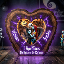 Load image into Gallery viewer, I Am Yours - No Returns or Refunds Custom Shape Acrylic Light Box - Personalized Gift for Loved Ones Light Box PopCulturePrints