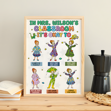 Load image into Gallery viewer, Personalized Teacher Poster: Classroom Positive Affirmations Poster & Canvas PopCulturePrints