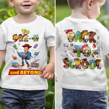 Load image into Gallery viewer, "Gear Up for Learning: Back to School Shirt - Personalized Gift for Kids" Shirts PopCulturePrints