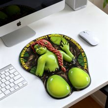 Load image into Gallery viewer, "I My Butt Would Be So Lonely Without You Touching It All The Time" - Playful Green Desk Buddy 3D Mouse Pad - Personalized Gift Mouse Pads PopCulturePrints