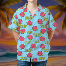 Load image into Gallery viewer, Custom Cartoon Lover Hawaiian Shirt - Floral Muumuu Style Hawaiian Shirts PopCulturePrints
