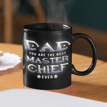 Load image into Gallery viewer, Personalized Best Dad Gaming Coffee Mug - Master Chief Design Coffee Mug PopCulturePrints