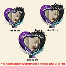 Load image into Gallery viewer, Till Death Do Us Part - Spooky Couple Mirror - Personalized Gifts for Couples Mirror PopCulturePrints