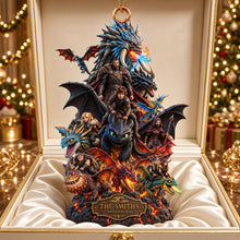 Load image into Gallery viewer, “Unleash the Legend!” - Personalized Legendary Creatures Trainer Ornament - Unique Gift for Fantasy Lovers, Kids, and More
