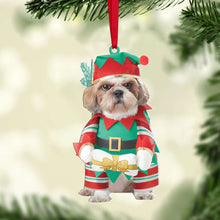 Load image into Gallery viewer, Funny Personalized Christmas Ornaments for Dog Lovers Ornament PopCulturePrints