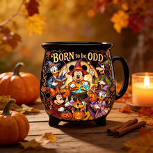 Load image into Gallery viewer, Born to be Odd - Personalized Odd Witches Ceramic Cauldron Mug Cauldron Mug PopCulturePrints