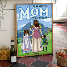 Load image into Gallery viewer, The Legend Of Mom - Personalized Canvas Print for the Super Mom Poster & Canvas PopCulturePrints