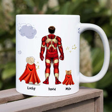 Load image into Gallery viewer, Personalized Superhero Pet Mug - Custom Names & Fun Design Coffee Mug PopCulturePrints