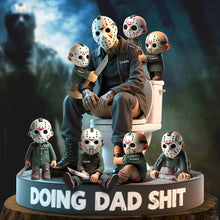 Load image into Gallery viewer, Doing Dad Sh*t Acrylic Plaque - Personalized Gift for Dads and Grandpas Shaped Plaques PopCulturePrints