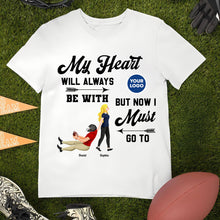 Load image into Gallery viewer, Custom Football Couple Sweatshirt - Personalized Gift for Sports Lovers Shirts PopCulturePrints