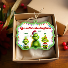 Load image into Gallery viewer, Personalized Grinch Family Christmas Ornament for Mom Ornament PopCulturePrints