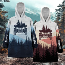 Load image into Gallery viewer, Personalized Off-Road Lover's Christmas Oversized Hoodie AOP Products PopCulturePrints