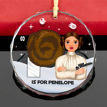 Load image into Gallery viewer, Personalized Alphabet Christmas Ornament for Movie Lovers Ornament PopCulturePrints