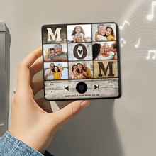 Load image into Gallery viewer, Personalized Mom Fridge Magnet with Custom Music & Photos Fridge Magnet PopCulturePrints